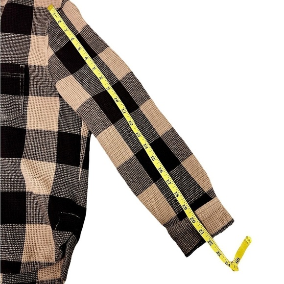 MADEWELL Waffle Knit Thick Cotton Half Zip Collared Pullover Sweater - Large - Picture 5 of 9